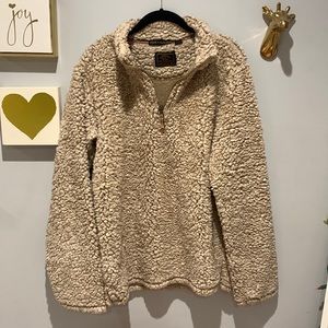 Women’s large, teddy sweatshirt. Brand new, no stains. No tags.